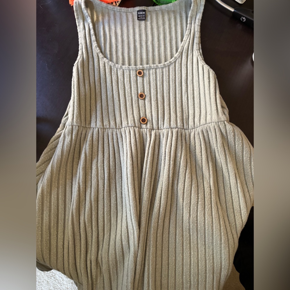 SHEIN Maternity Olive Green Knit Tank